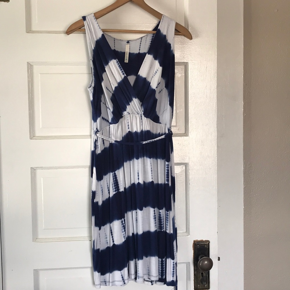 Gilli tie dye wrap style dress
